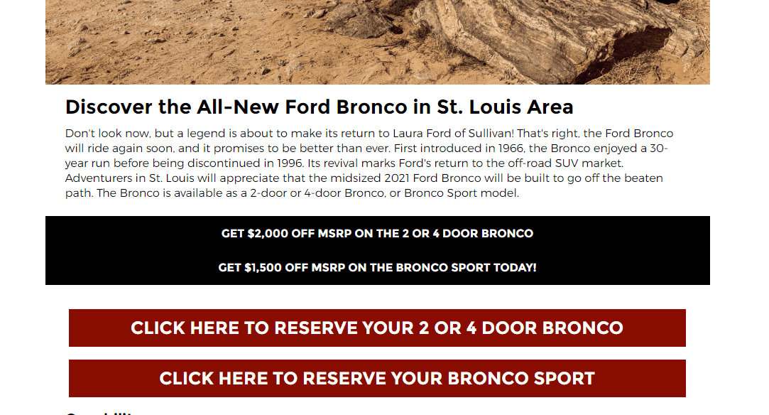 Ford Bronco Dealer markup? 1594856272124