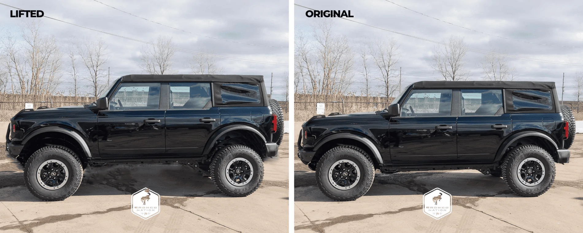 Ford Bronco Sasquatch with extra lift bronco lift