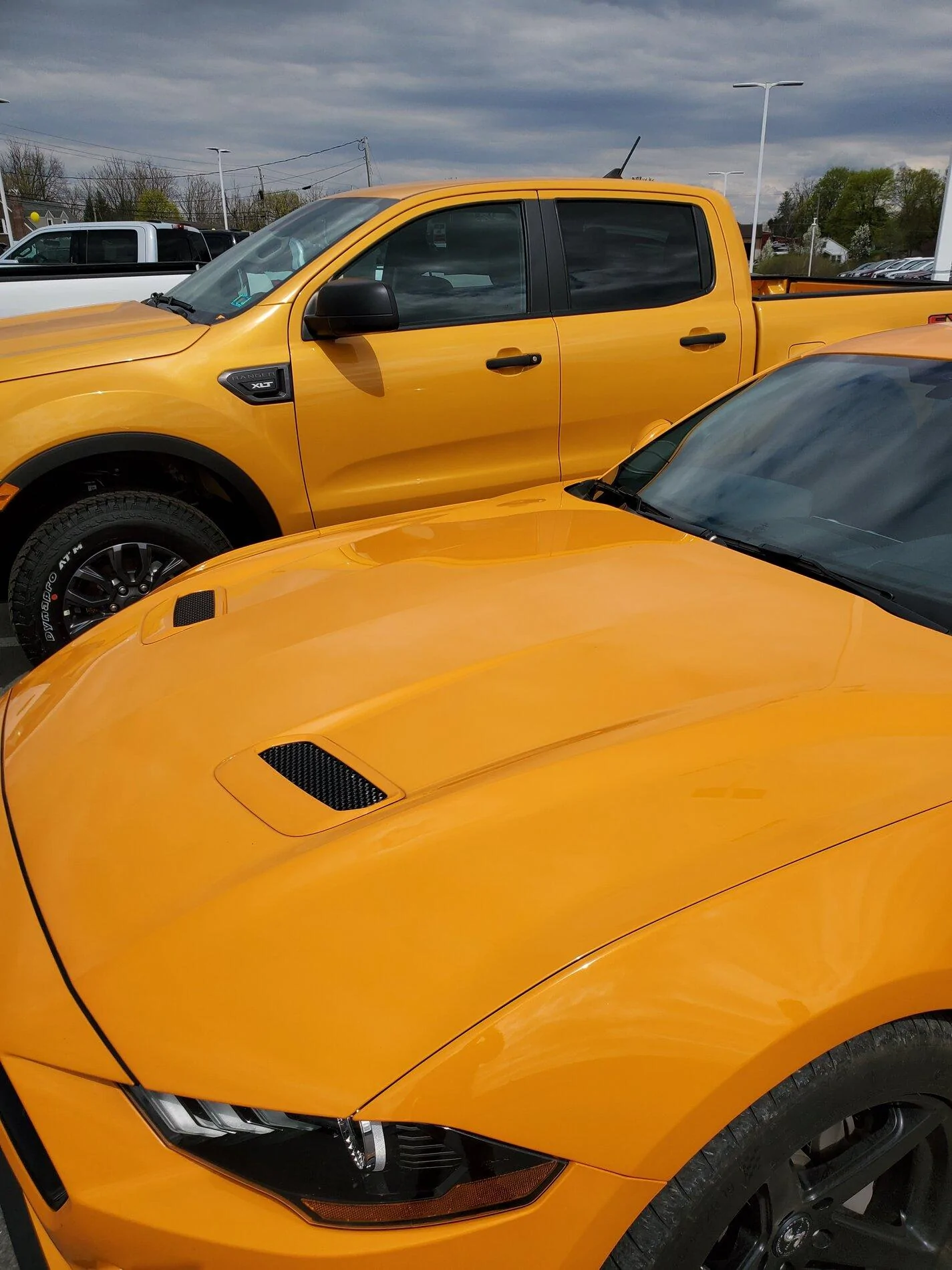 Ford Bronco Cyber Orange in person comparison. 20210415_145001