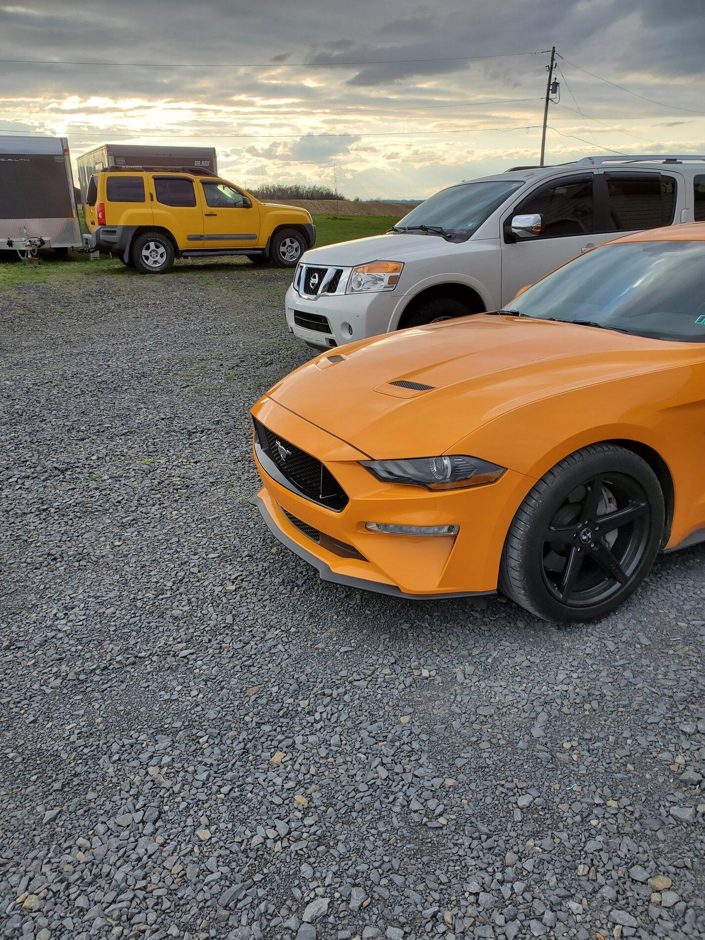 Ford Bronco Cyber Orange in person comparison. 20210415_183445