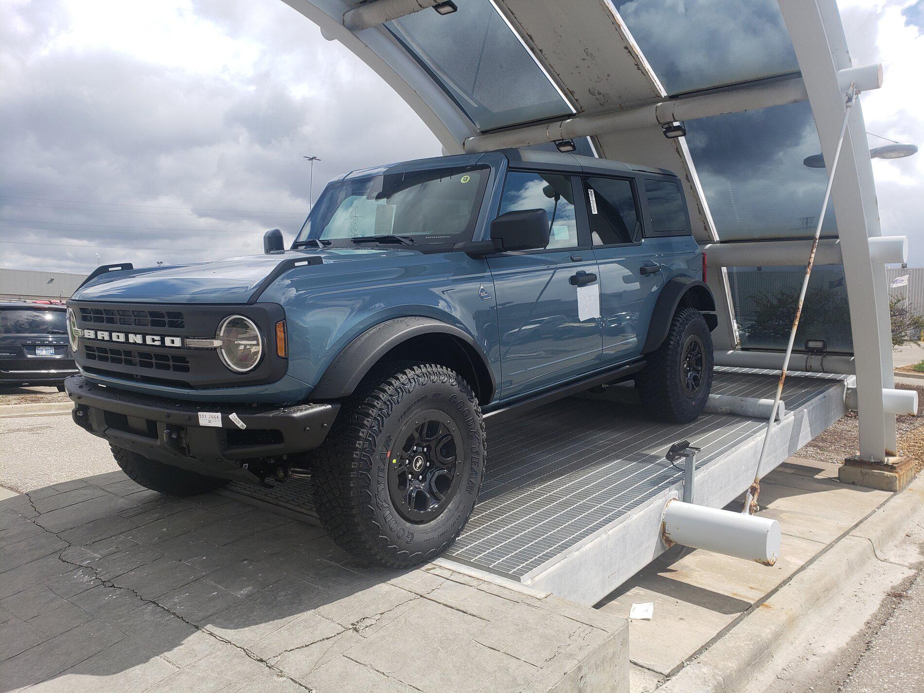 Ford Bronco Area 51 Black Diamond Sasquatch 4-Door at MAP showcase display a51sqatch_blackrings