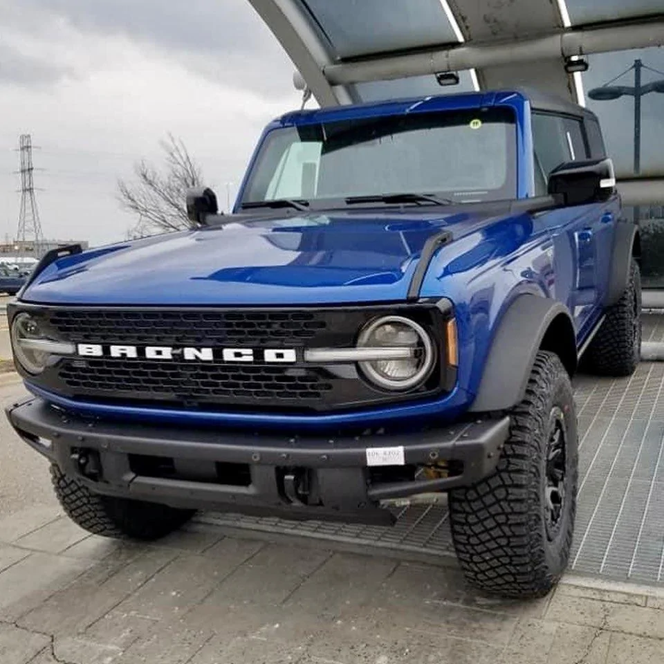 Ford Bronco Lightning Blue First Edition Bronco now on display at MAP Lightning Blue First Edition Bronco at MAP 13