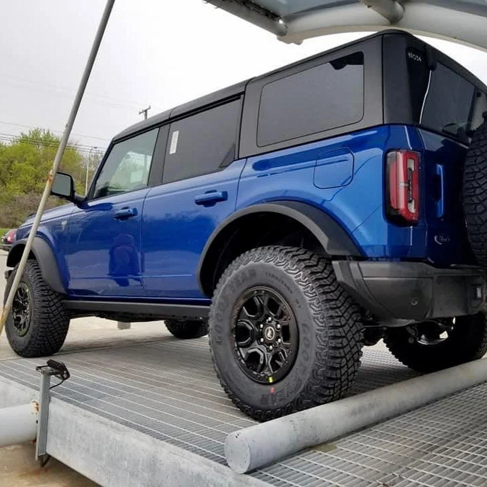 Ford Bronco Lightning Blue First Edition Bronco now on display at MAP Lightning Blue First Edition Bronco at MAP 17