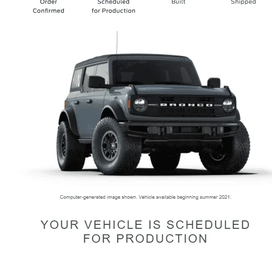 Ford Bronco 4/22 Email Group! bdorder