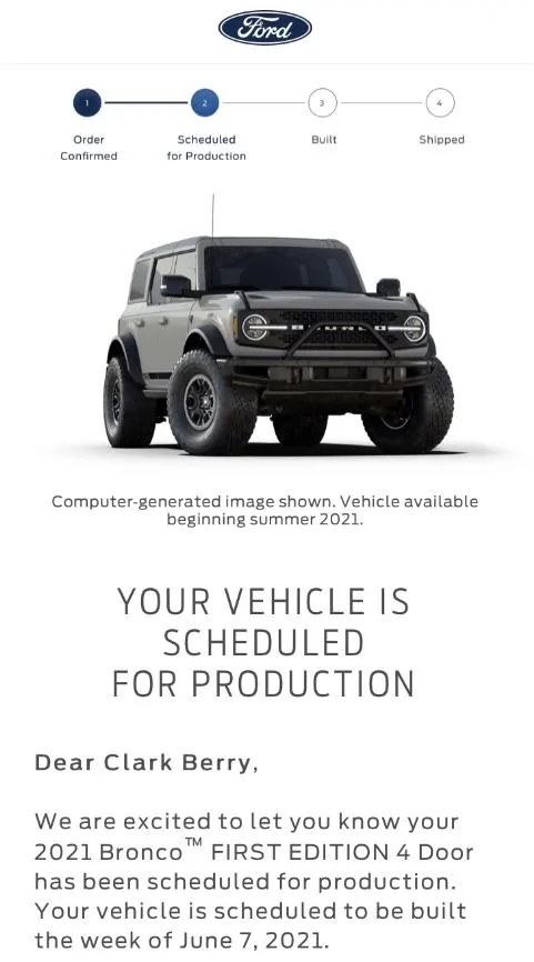 Ford Bronco 06/07 Build date w/ FE 00A1D520-59C2-4E74-AD18-5CA0C0BBE714