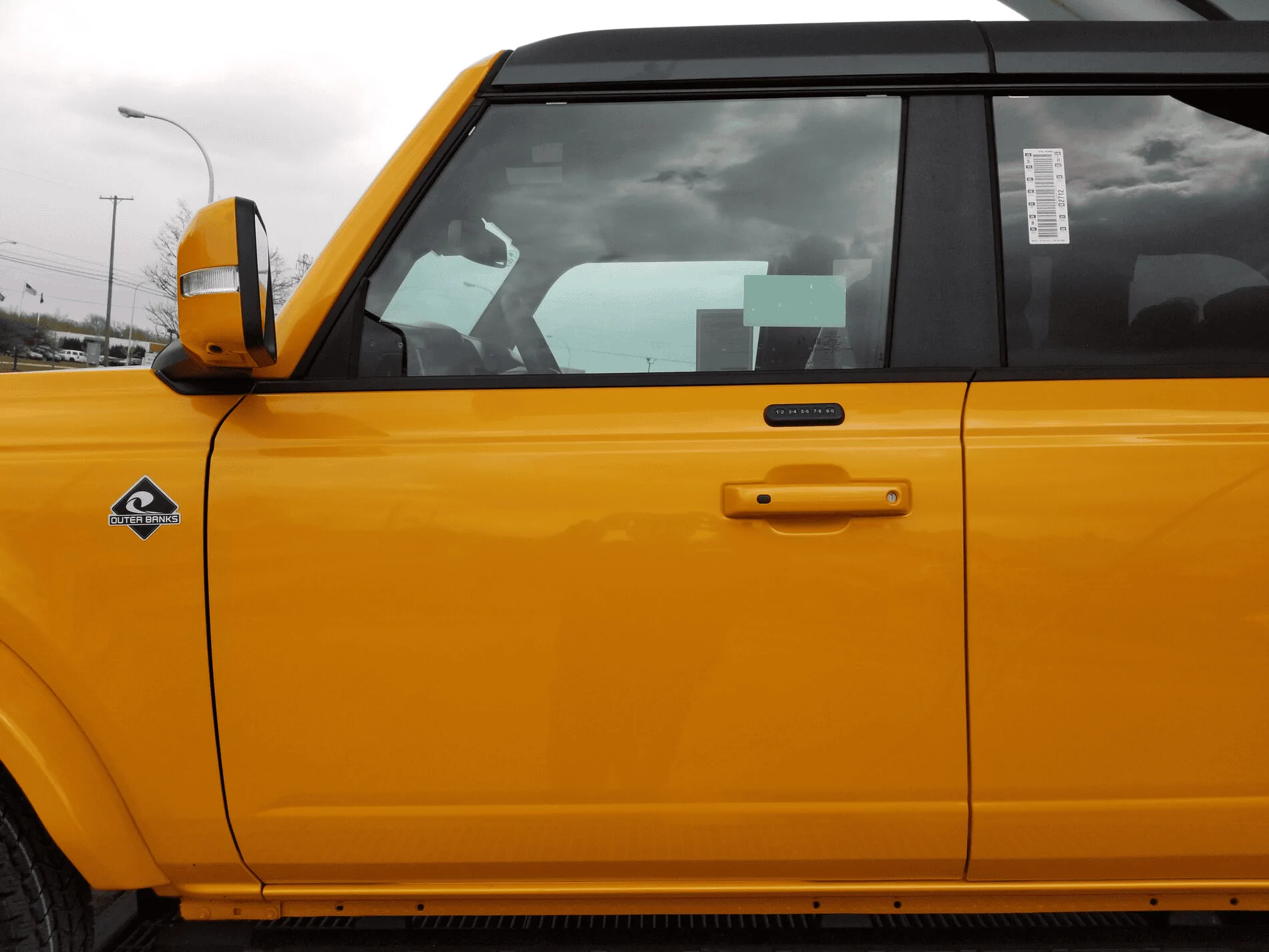 Ford Bronco 4DR Cyber Orange Outer Banks Displayed at MAP 1619120953215