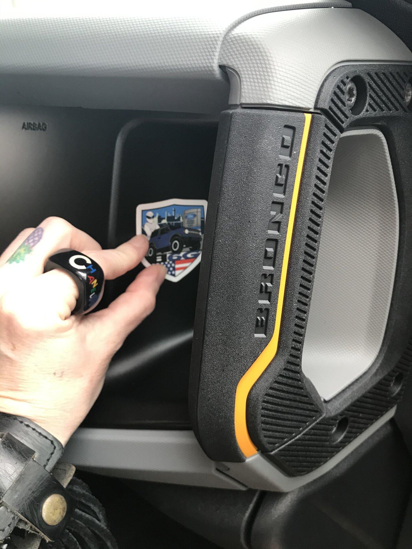 Ford Bronco 💡Stig Sticker Poll Location 🚨 C13B4337-EDF0-474F-910E-7892C96EA7A3