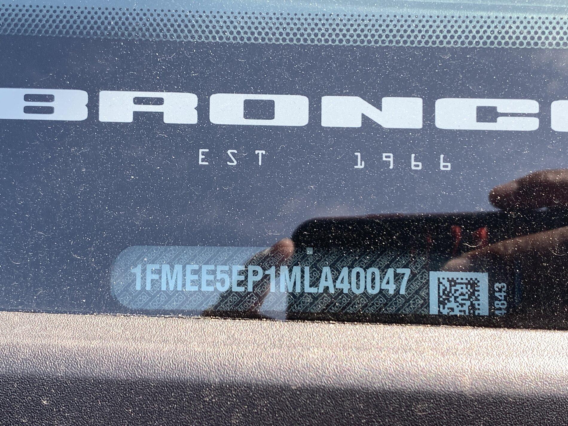 Ford Bronco Area 51 First Edition Bronco on display at MAP 0A1C3334-3243-472C-9772-2CF93EAC1F6C