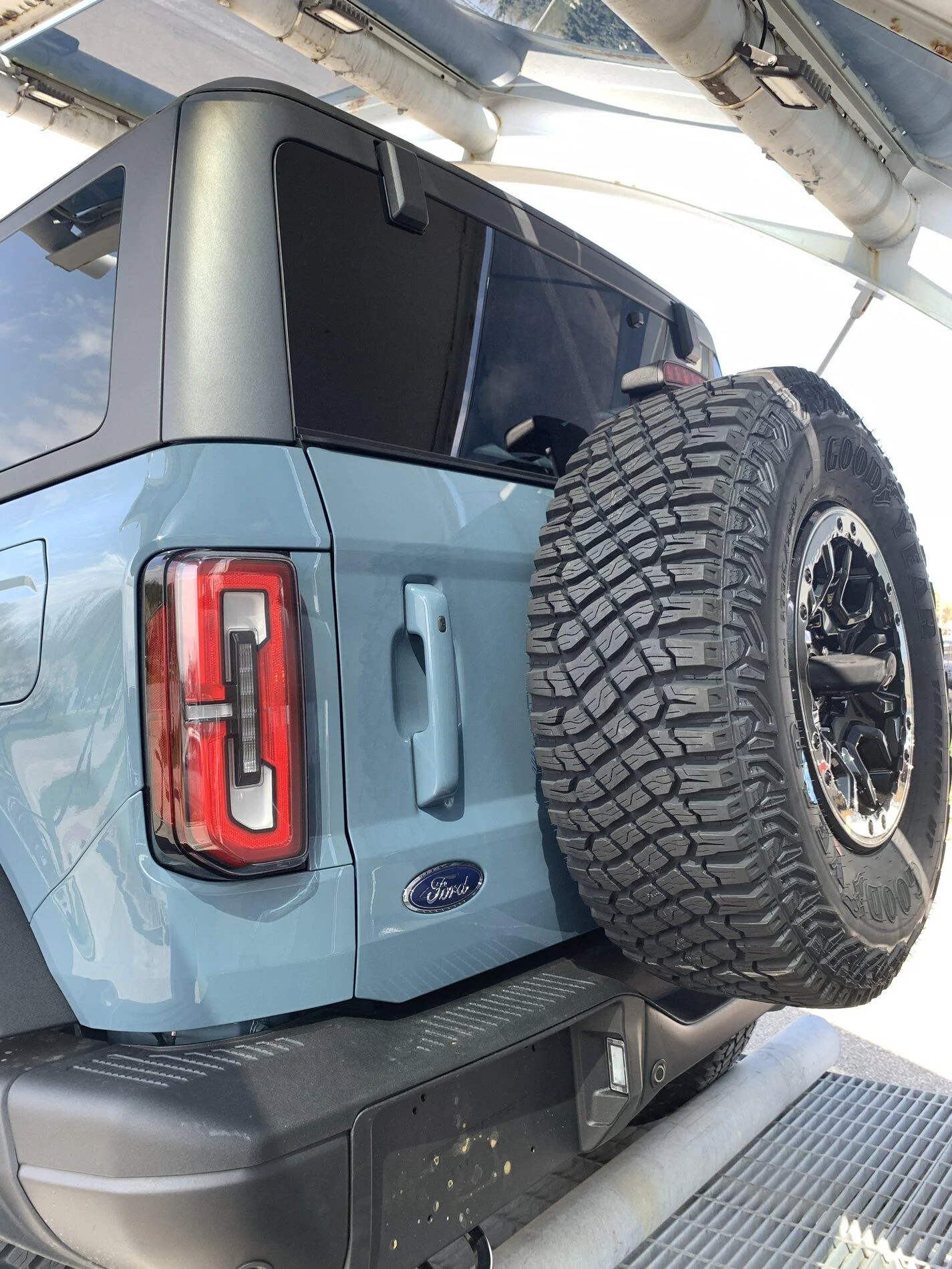 Ford Bronco Area 51 First Edition Bronco on display at MAP 1200E7D6-A16F-4129-A8E0-2AB992D34A90