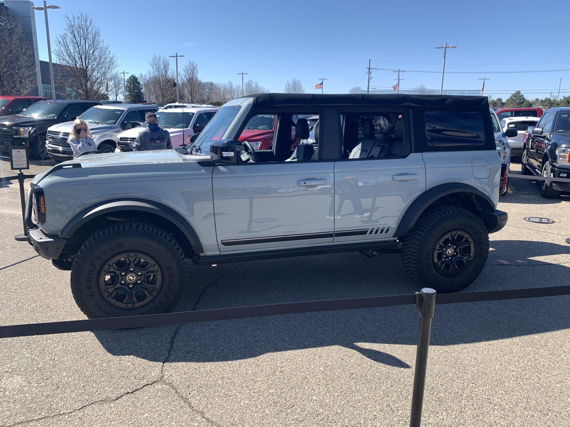 Ford Bronco Area 51 First Edition Bronco on display at MAP 65240244-8A21-4169-8D92-14E8B4C7C7CD