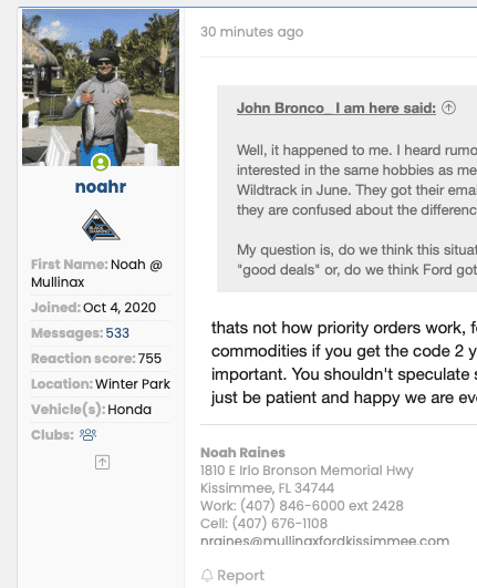 Ford Bronco YouTube Content Creators and Priority Orders Screen Shot 2021-04-27 at 17.40.00