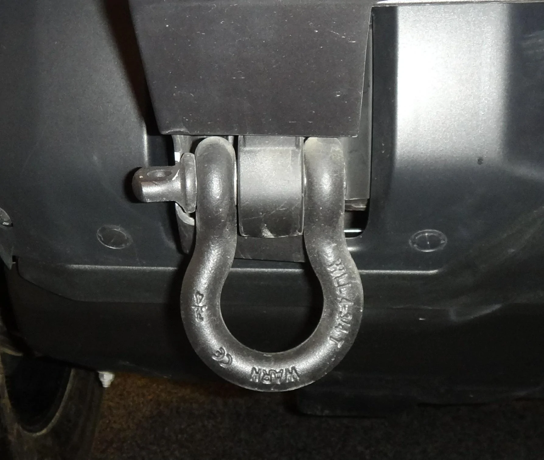 Ford Bronco Tow Shackle size. 2