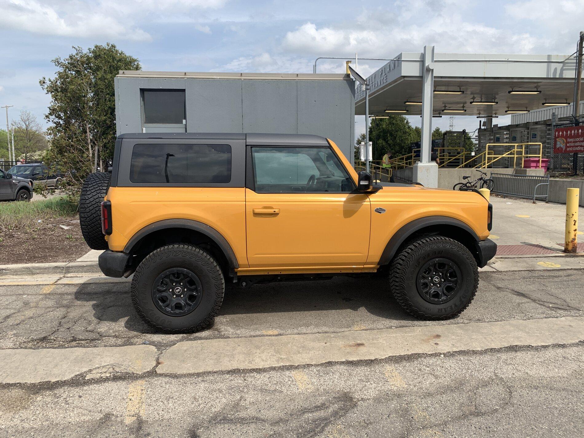 Ford Bronco Decals on the Rapid Red Bronco First Edition + 2 door Wildtrak at MAP 6CE58F8E-1B39-47CE-9F3F-EFC36151444B