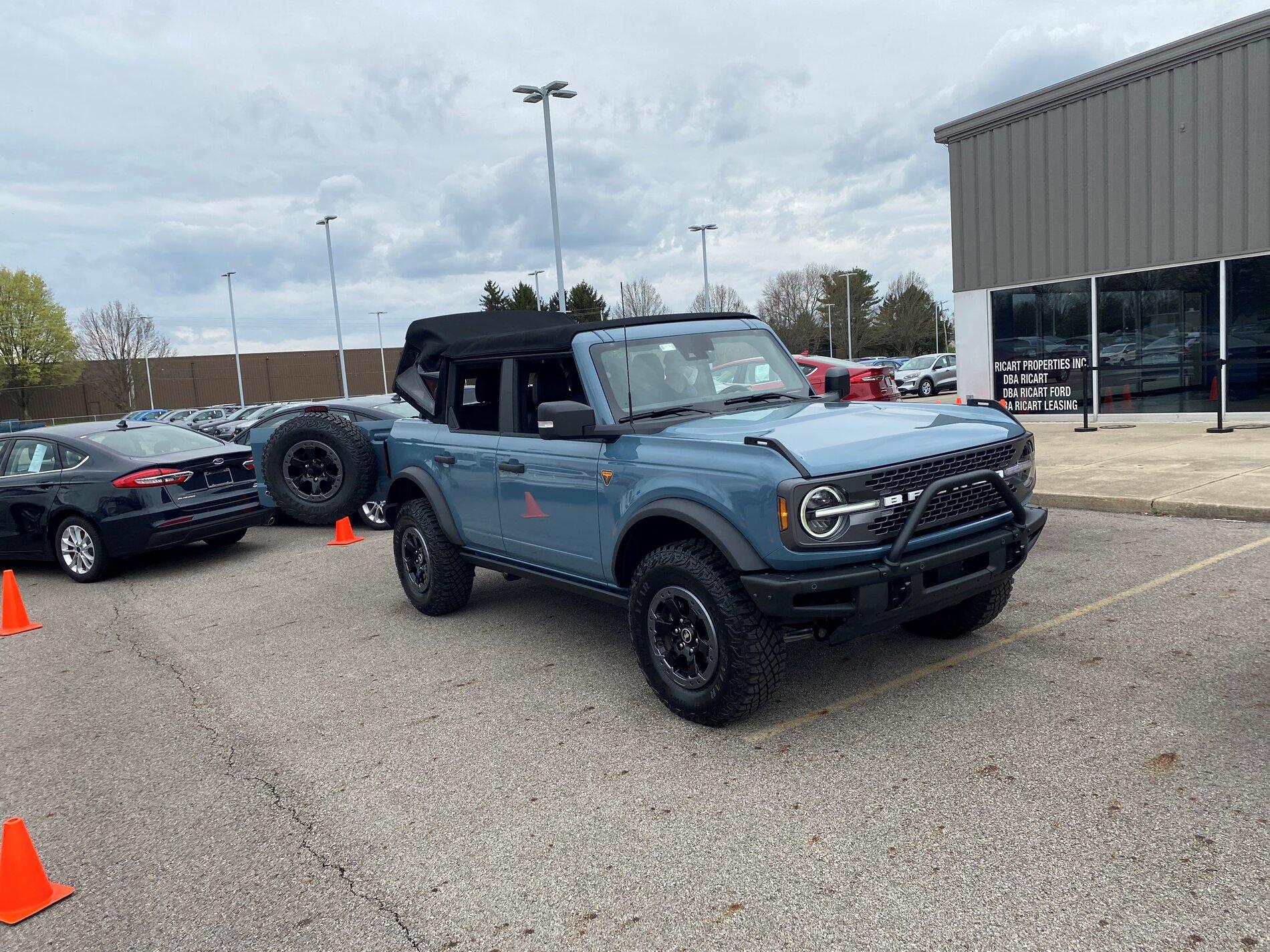 Ford Bronco 21 MPG seen on 4 Door Badlands  2.3L A51BL