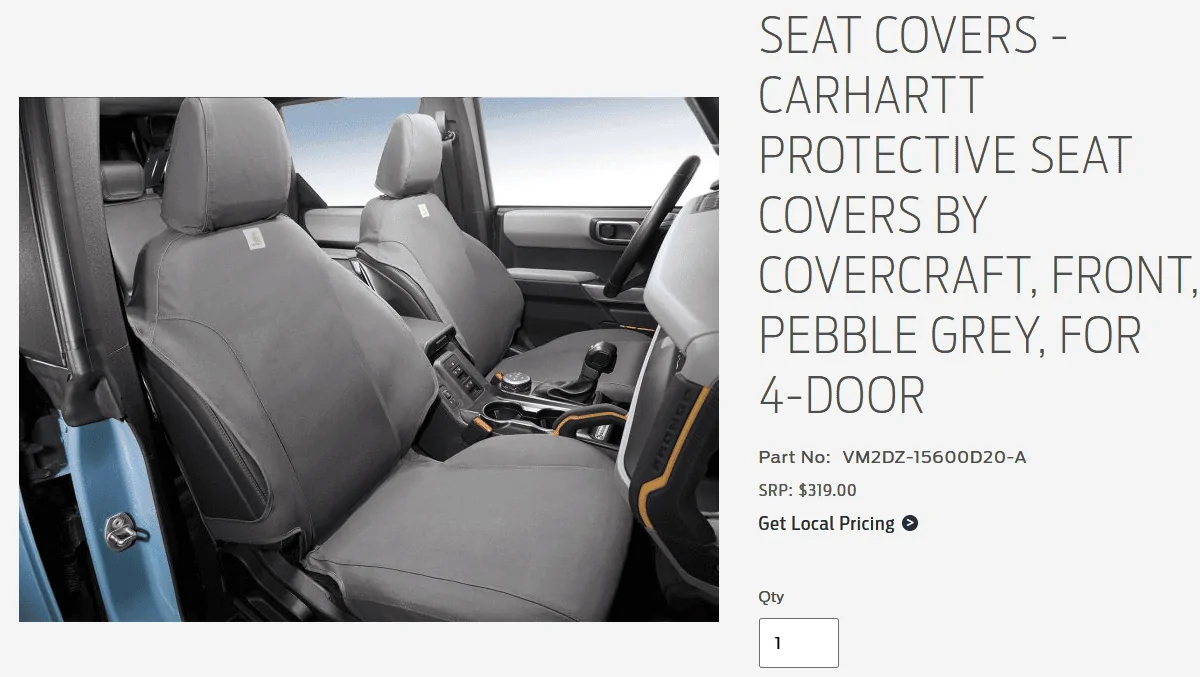 Ford Bronco Unhappy with Bronco Interior Options 1619753421030