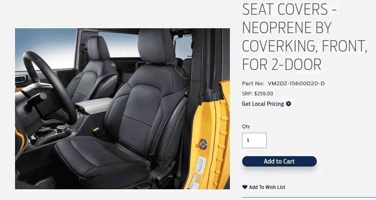 Ford Bronco Unhappy with Bronco Interior Options 1619753532261