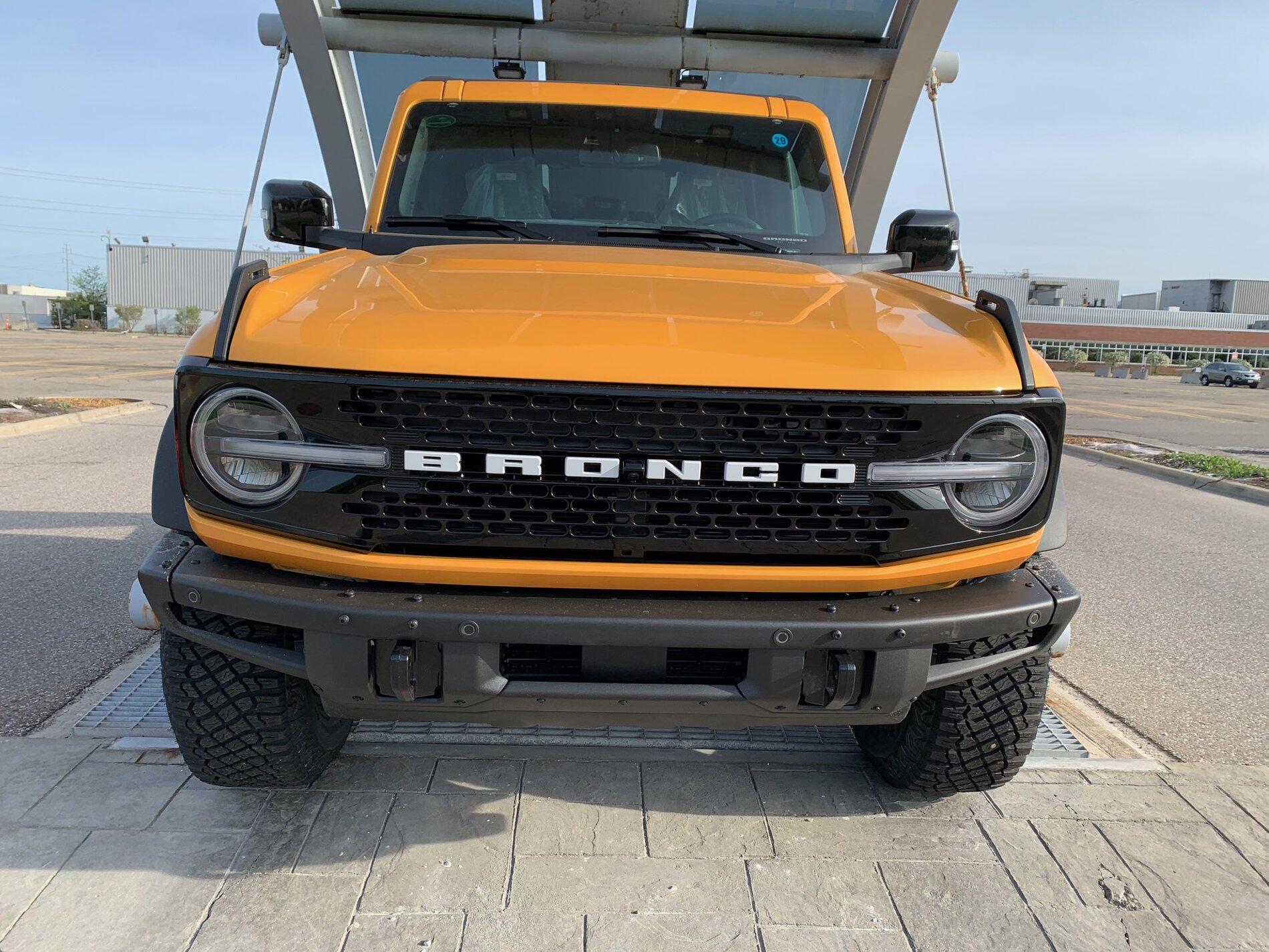 Ford Bronco MAP last weekend - Cyber Orange First Edition 4-Door IMG_4560