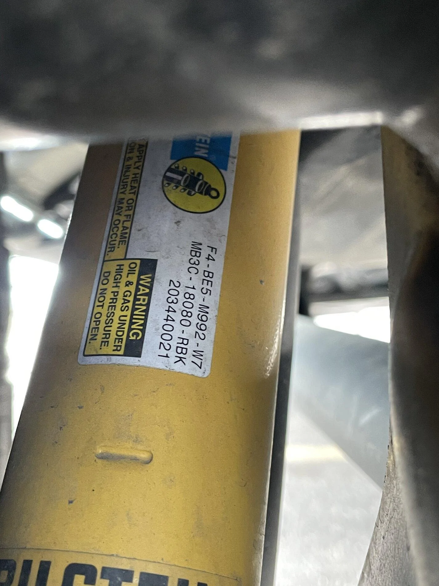 Ford Bronco Bilstein HOSS & Position Sensitive Dampers Part Numbers & Differences 48C2E468-2BC2-4657-8E0B-94EC82FB8F93