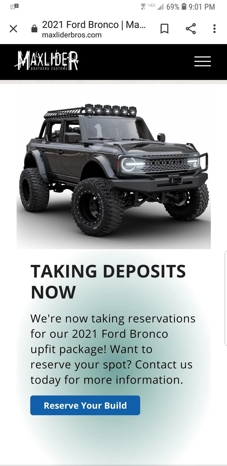 Ford Bronco Customized 2021 Bronco inspired by Maxlider Bronco Screenshot_20210505-210116_Chrom