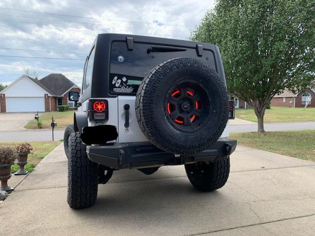 Ford Bronco Spare Wheel Brake Light LED Ring IMG_1562