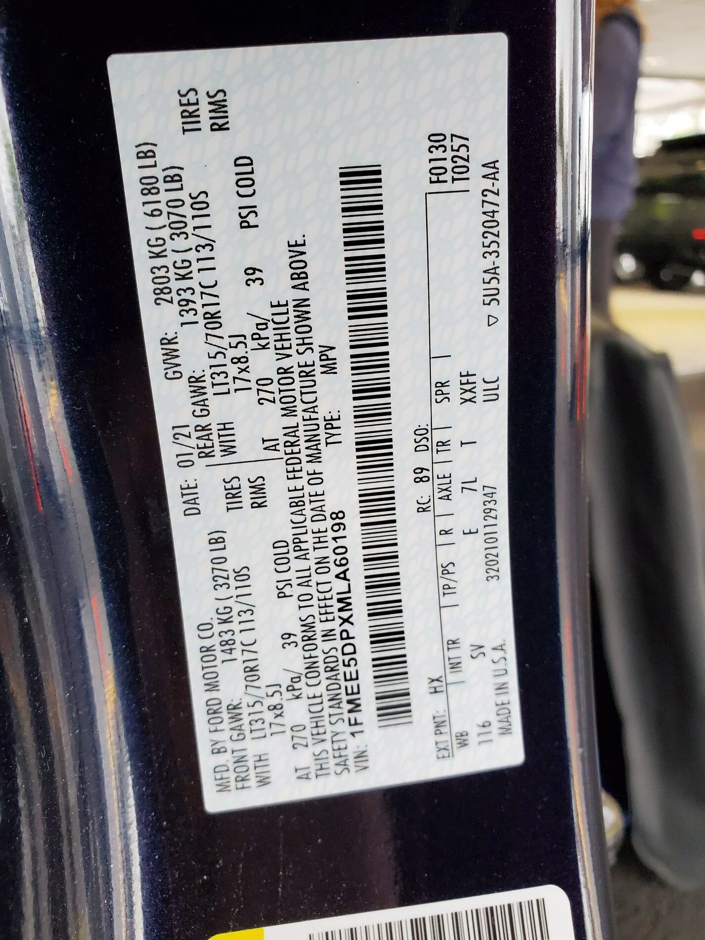 Ford Bronco 10R60 (not 10R80) 10-speed automatic transmission for 2021 Bronco [update: confirmed in Ford parts system] 20210409_155408
