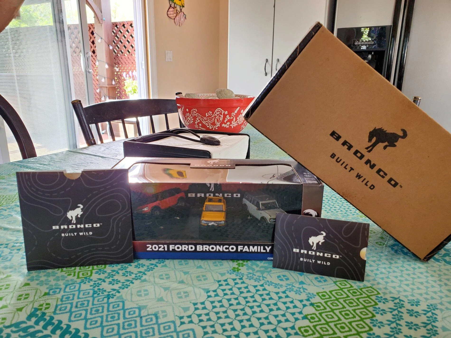 Ford Bronco Received Bronco family diecast models from Ford for converting reservation without consent 20210508_154018