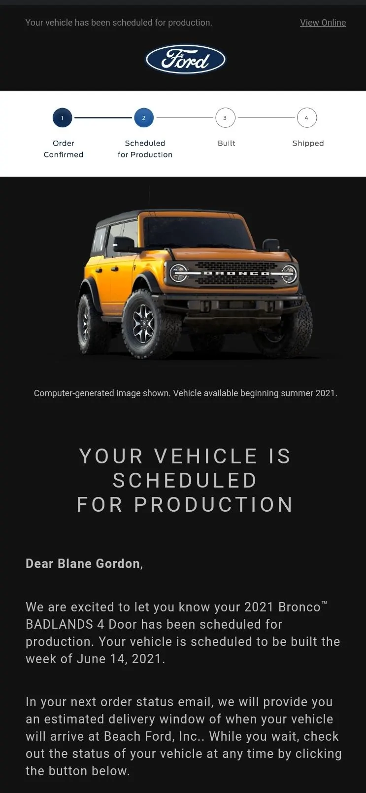 Ford Bronco THE my Bronco production build date has been DELAYED / MOVED BACK thread SmartSelect_20210509-134058_Gmail