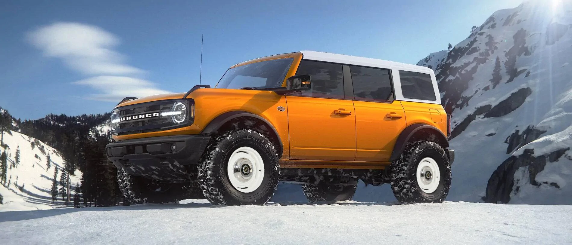 Ford Bronco Photoshop request - Dog-dish Hubcpas u725_21_cyber_orange_env_2