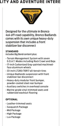 Ford Bronco Hacked Configurator Images of 2021 Bronco Exteriors / Interiors Color and Trims Screenshot (31)
