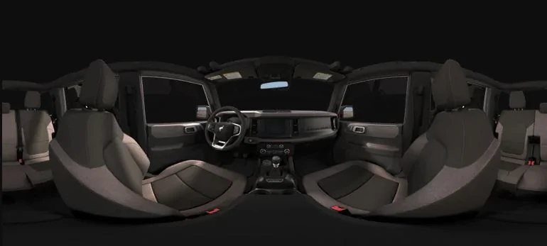 Ford Bronco Hacked Configurator Images of 2021 Bronco Exteriors / Interiors Color and Trims Big Bend Int 3