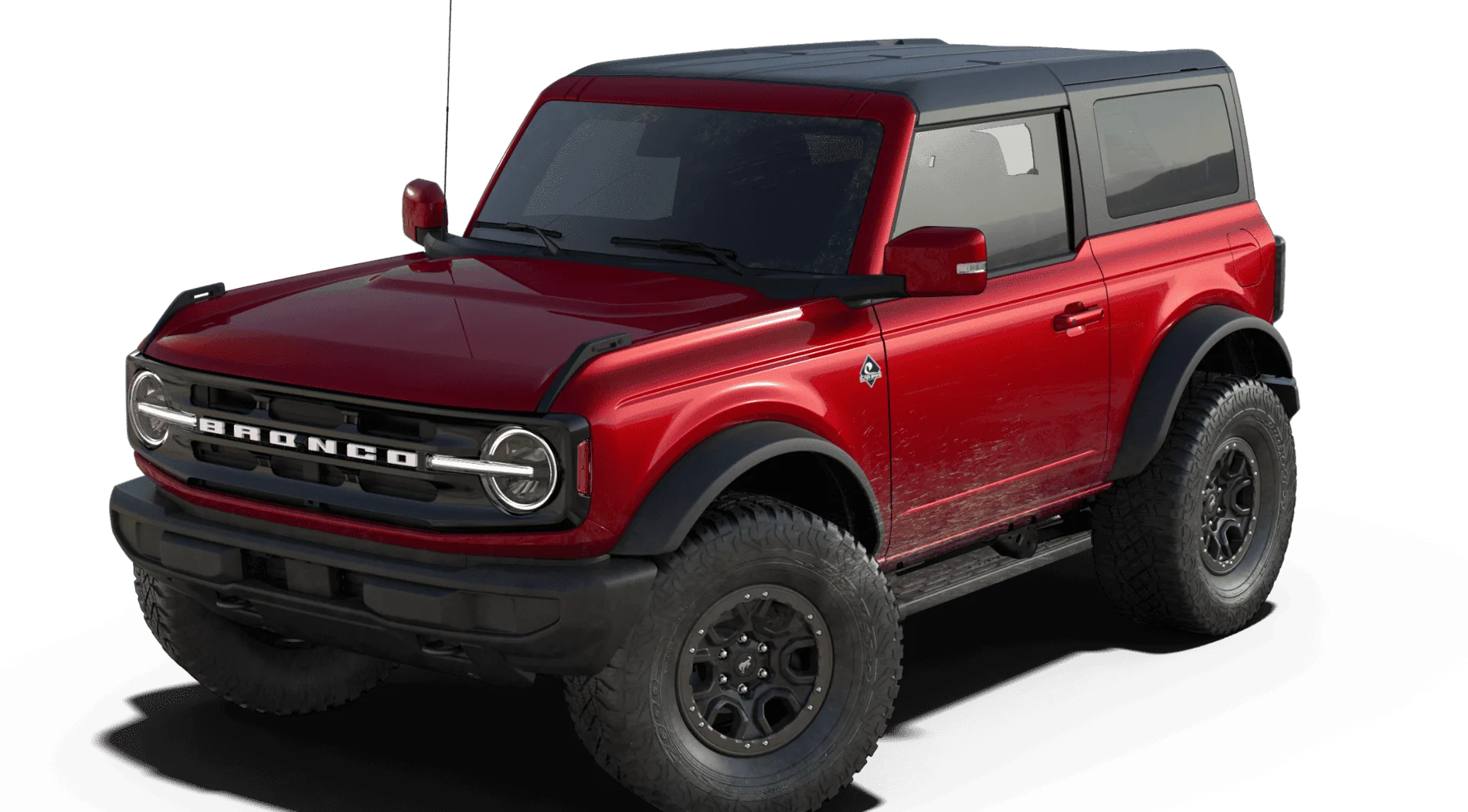 Ford Bronco Custom vanity license plate for Bronco? BRONCO OUTER BANKS 313A EXT-1 RAPID RED SASQUATCH