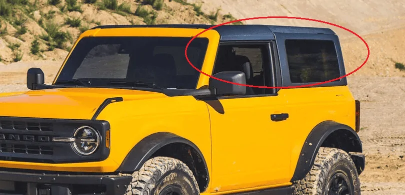 Ford Bronco 2 Dr Hard Top - how many sections? 1595015441476