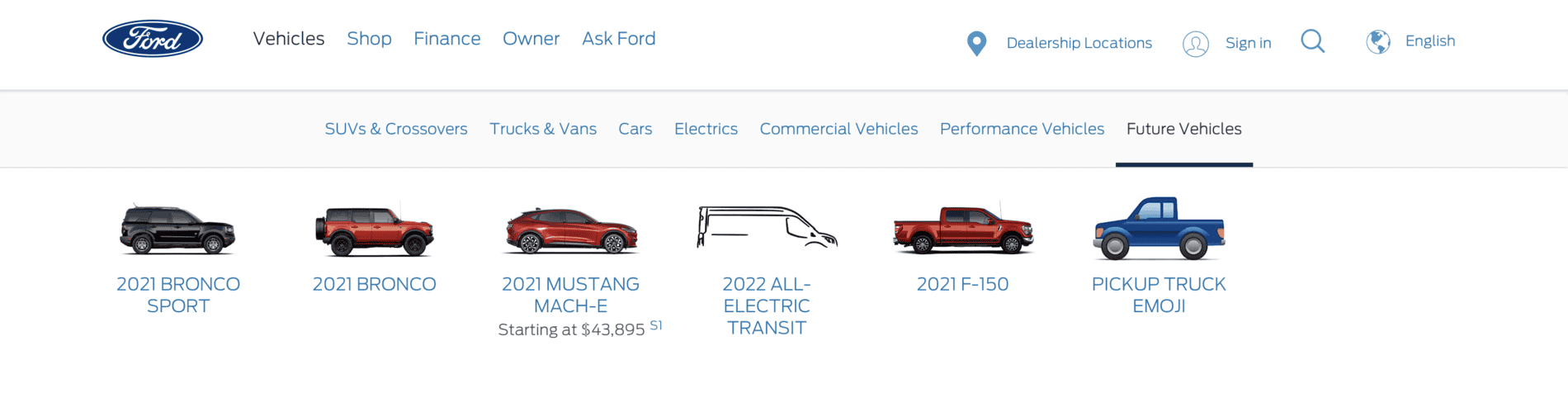Ford Bronco Bronco Pickup Leaked on Ford.com! Screenshot here Screen Shot 2020-07-17 at 2.54.56 PM