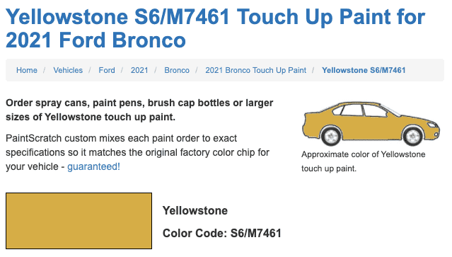 Ford Bronco 2022 Bronco Colors Online - no Green (yet) 1620683643594