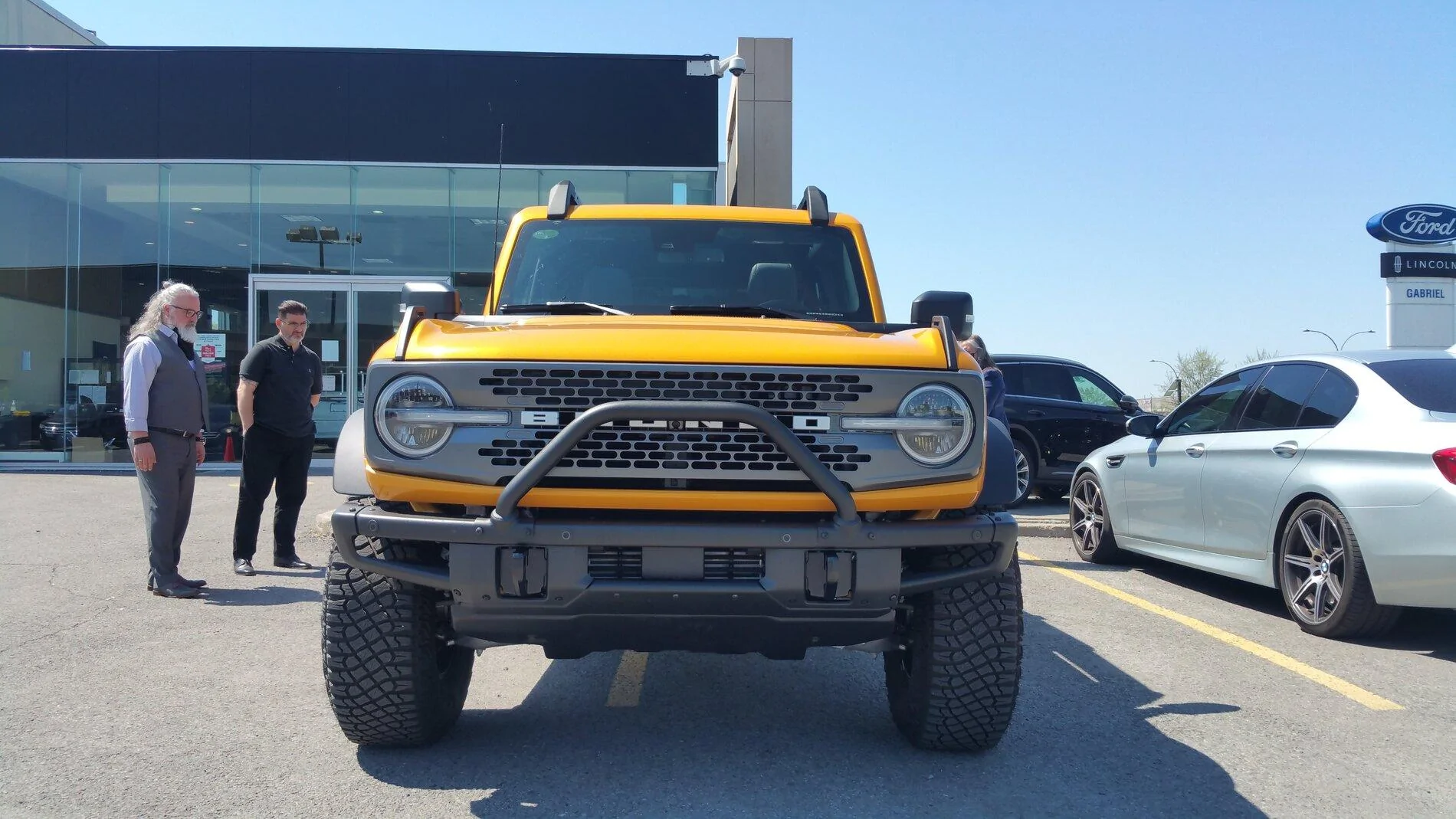 Ford Bronco Cyber Orange 2 Door Bronco Badlands Sasquatch Looking Proper + Video 20210517_112107