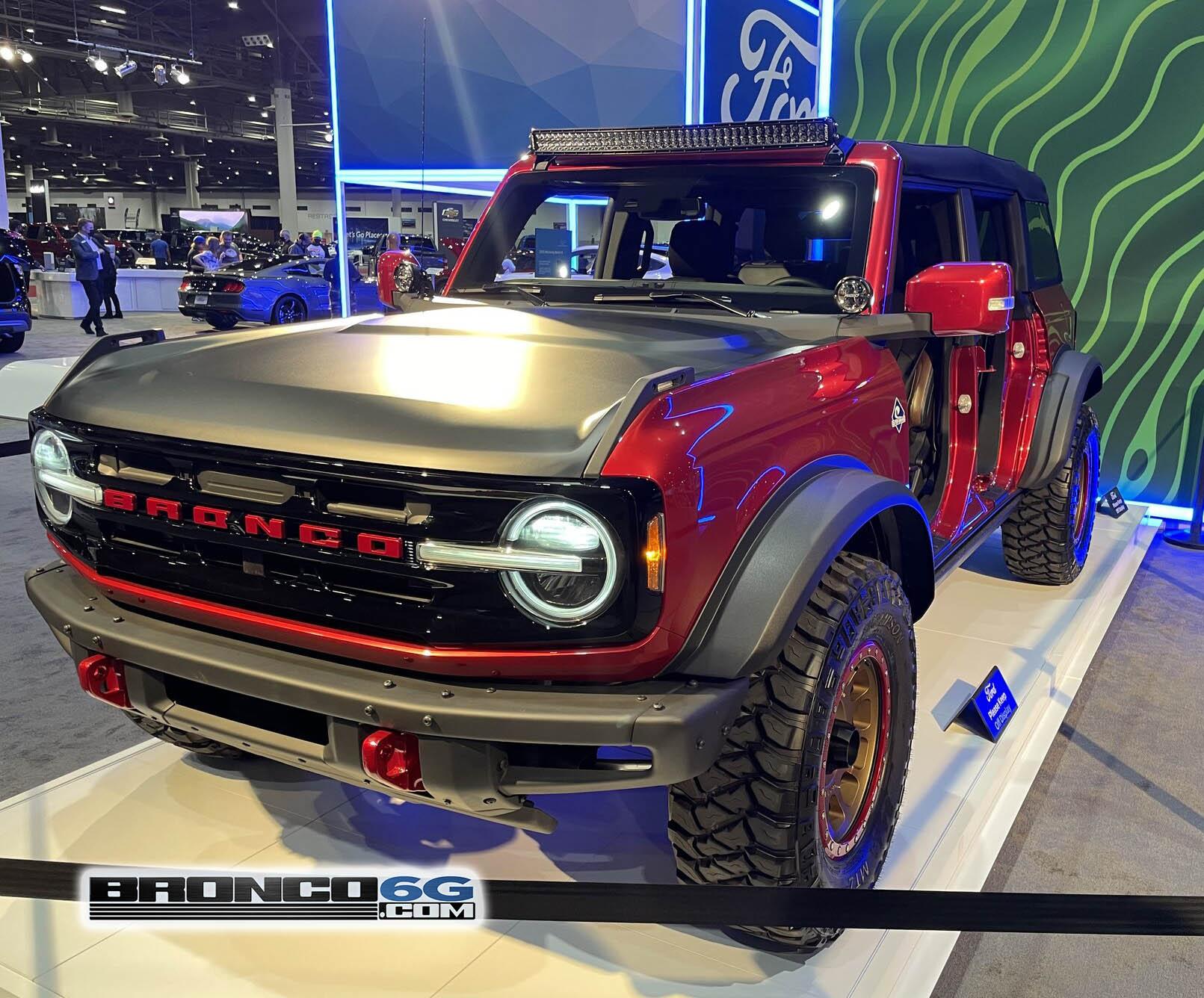 Ford Bronco Modified 2021 Bronco build shows up at Houston Auto Show 2021 Bronco Build Outer Banks Houston Auto Show 4