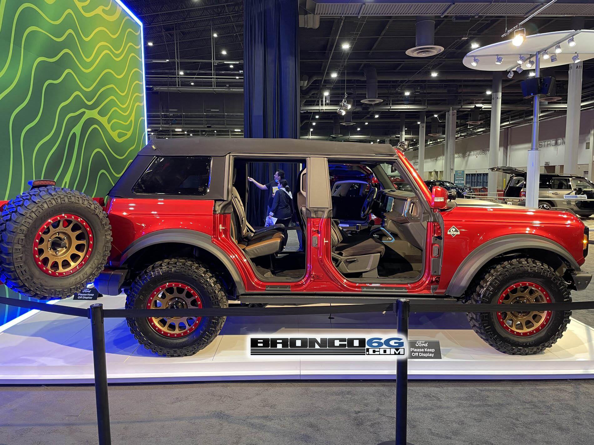 Ford Bronco Modified 2021 Bronco build shows up at Houston Auto Show 2021 Bronco Build Outer Banks Houston Auto Show 2