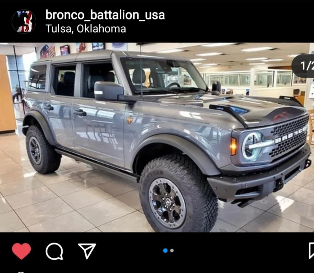 Ford Bronco Carbonized gray Badlands found on IG Screenshot_20210521-065544_Instagram