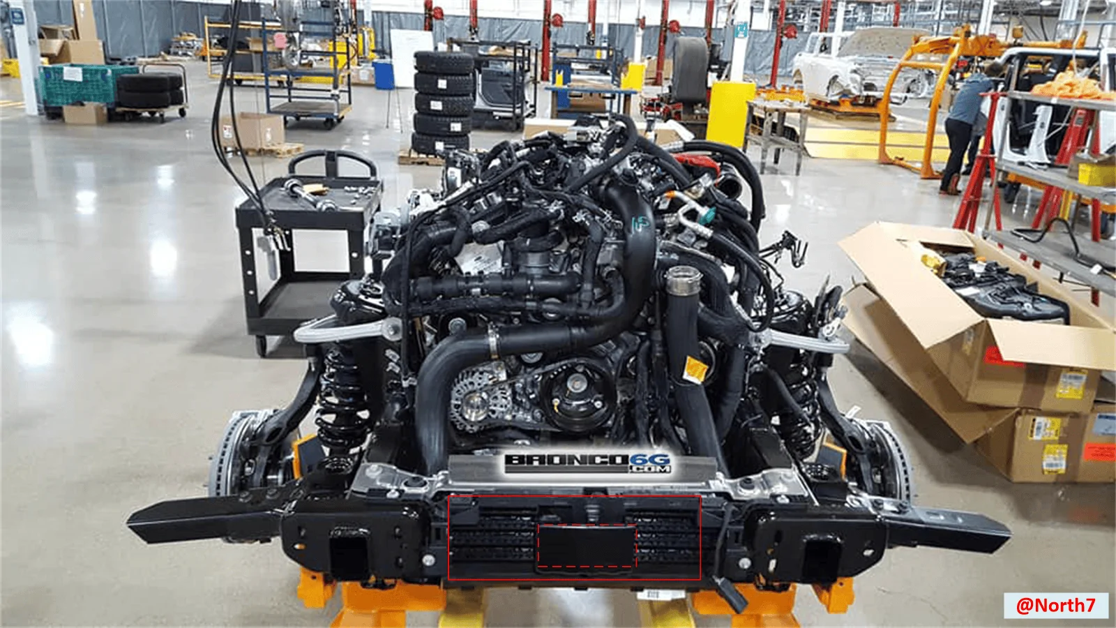 Ford Bronco Winch solutions Bronco Intercooler ACC Box chassis