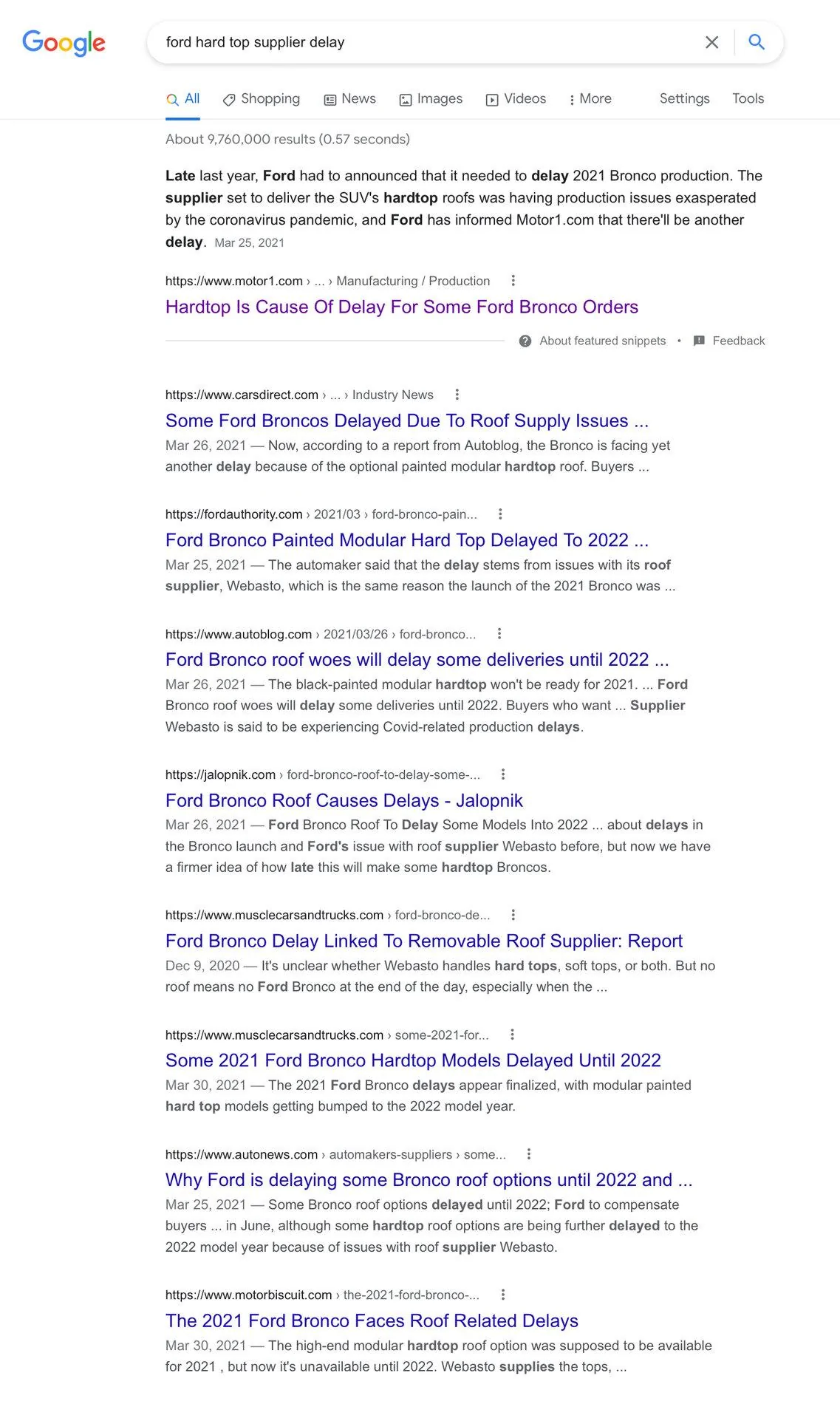 Ford Bronco This has become boring and depressing. E2E0011F-5A50-4C1F-AD6D-9A580E2EADFE