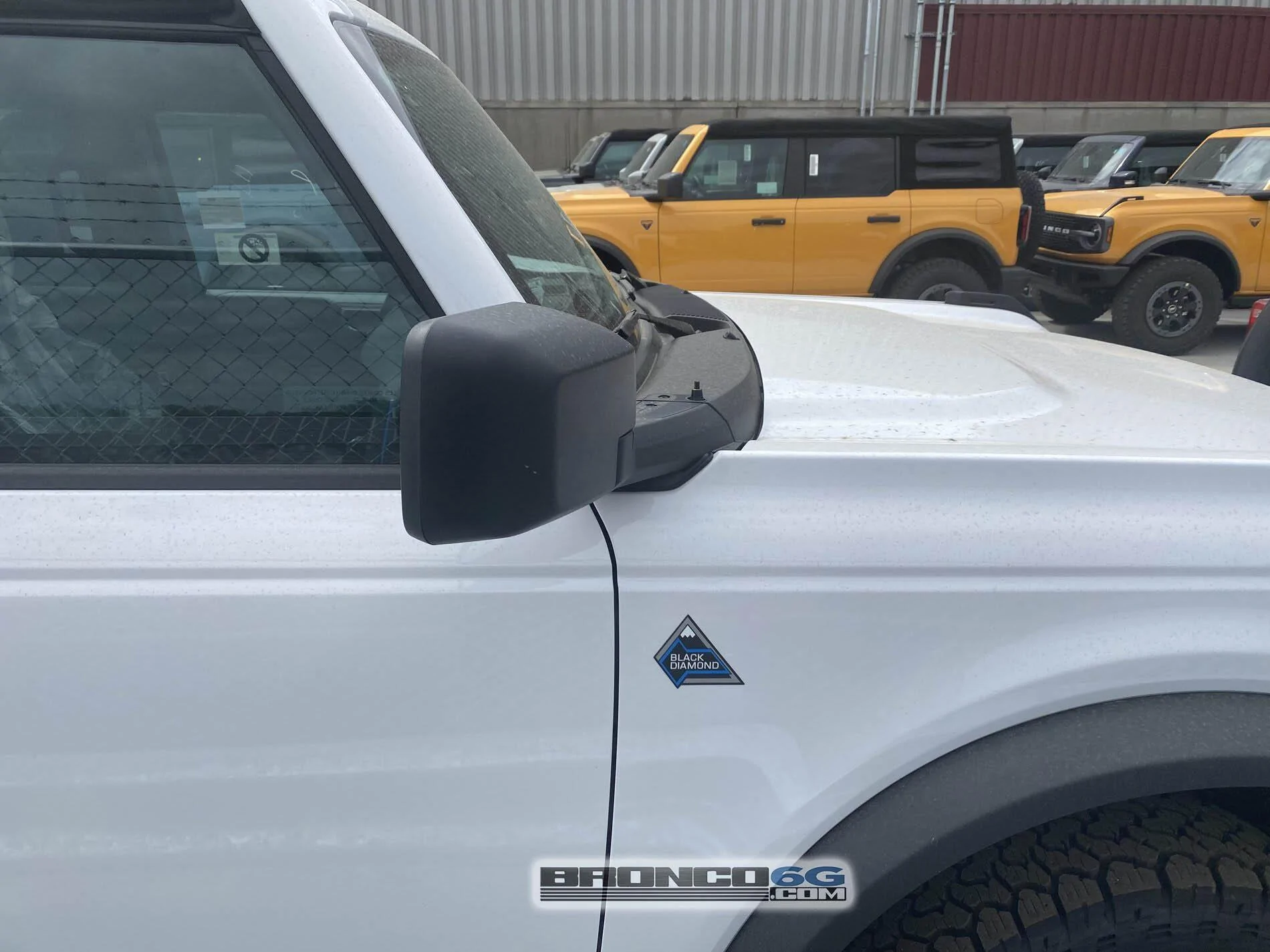 Ford Bronco Pics of 2021 Broncos in MAP holding yard area. Any requests for pictures? 2021-broncos-holding-area-map-plant-factory-22-jpg