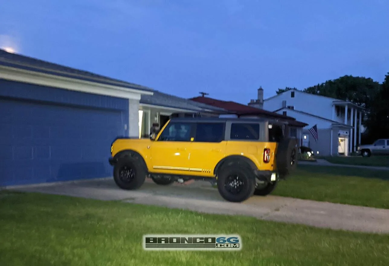 Ford Bronco First Edition Broncos stripe graphics are reflective Bronco First Edition Stripes graphics reflectiv