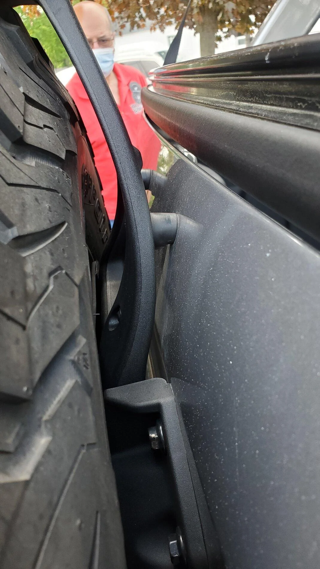 Ford Bronco Can a 35” tire fit on the back of a badlands bronco 20210522_152853
