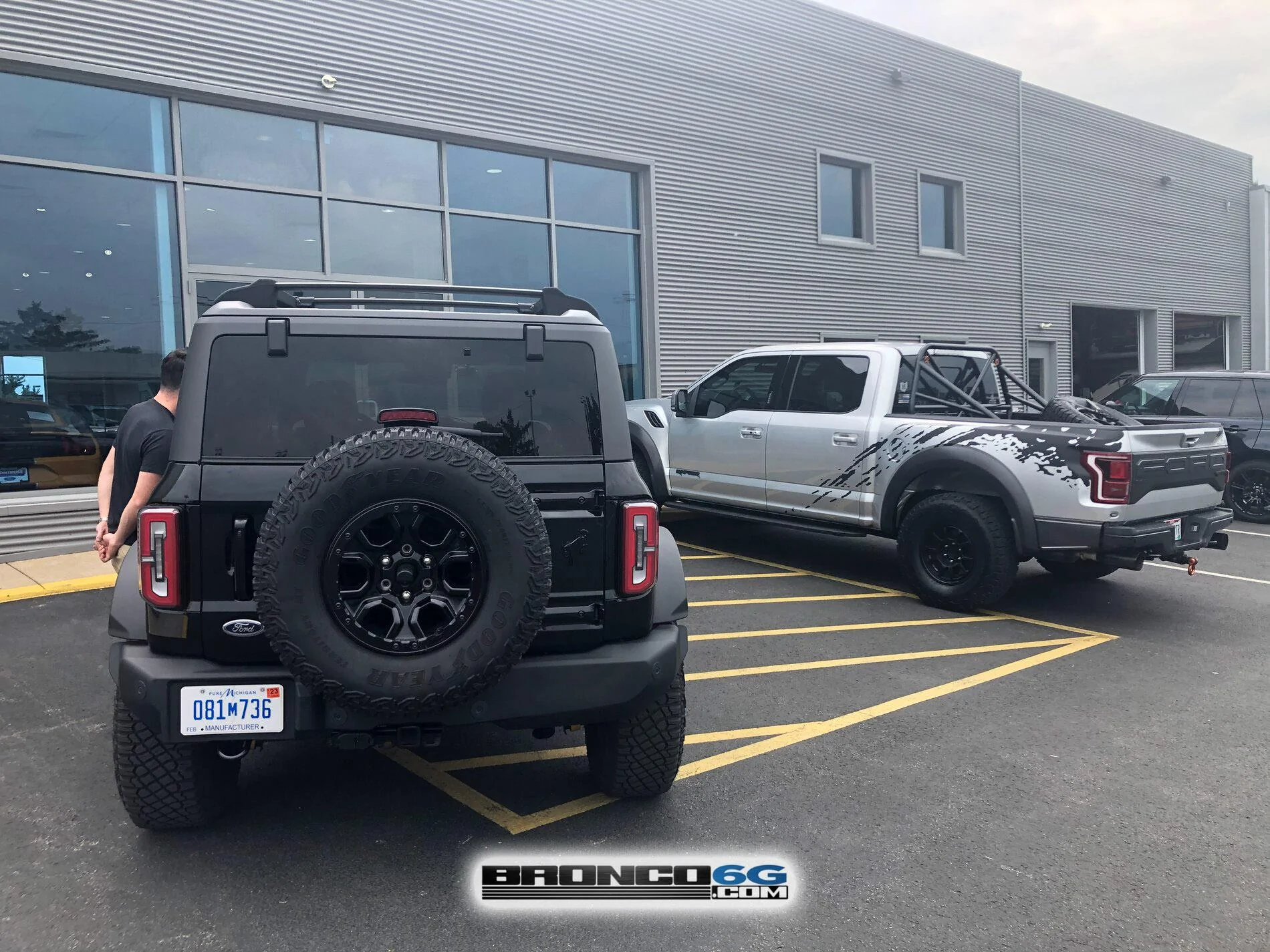 Ford Bronco Today at Montrose Ford (OH): 2-Door Wildtrak with doors off black bronco 2-door wildtrak MIC top doors off removed 15