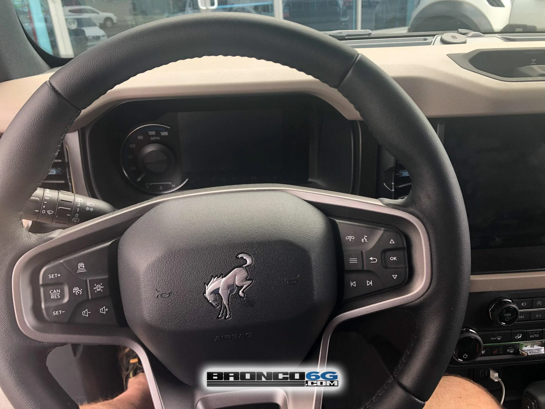 Ford Bronco Today at Montrose Ford (OH): 2-Door Wildtrak with doors off black bronco 2-door wildtrak MIC top doors off removed 8