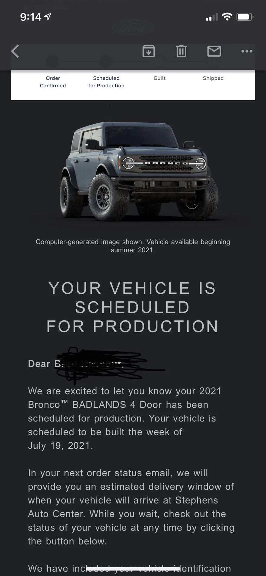 Ford Bronco The Plan & Offer - Stephens Auto Center's Mid Atlantic Bronco Connection 33E0DCAE-AFB3-4819-9B2B-919349654B89