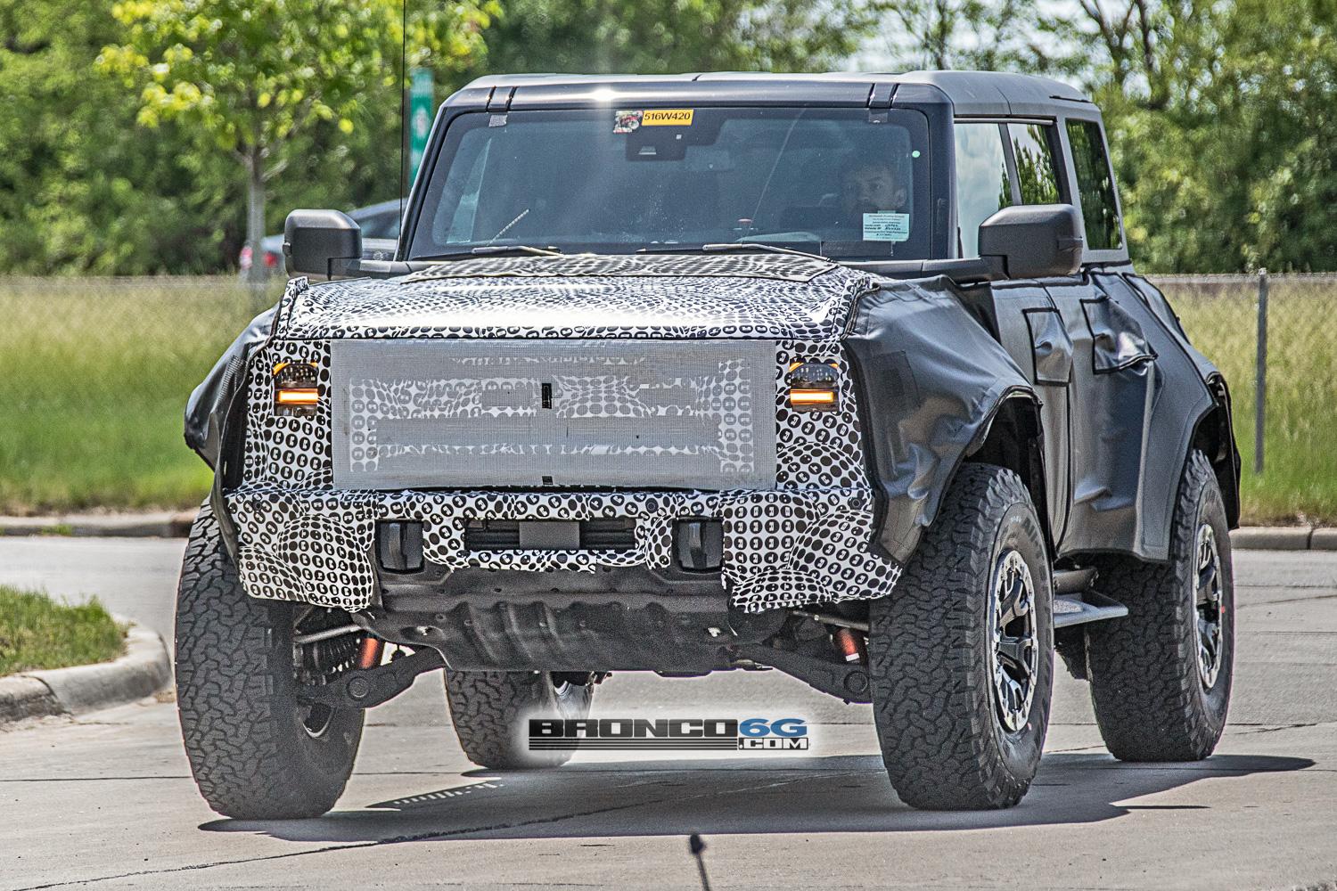 Ford Bronco Bronco Raptor / Warthog Video & Pics Show New Details and Camo Easter Egg 🦖 bronco-raptor-spy-pics-camo-easter-egg-9