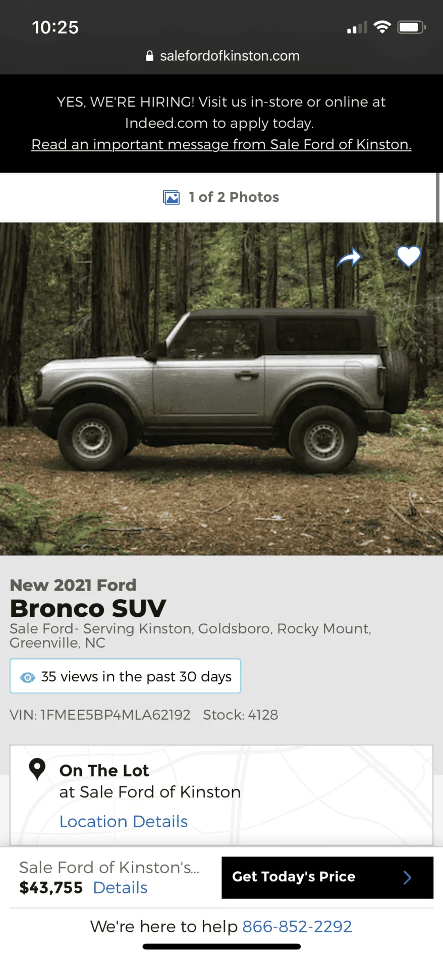 Ford Bronco Local Dealer 64D8B356-A86A-4F0E-83DA-0A253AEE629B