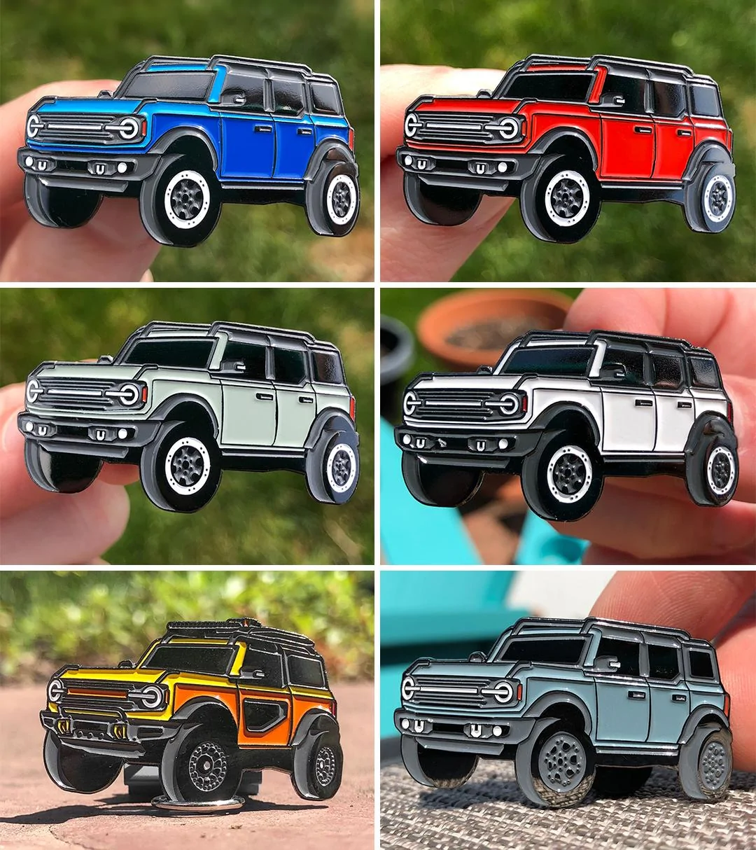 Bronco Enamel Pin (7-2-21: New Colors!) | Bronco6G - 2021+ Ford Bronco ...