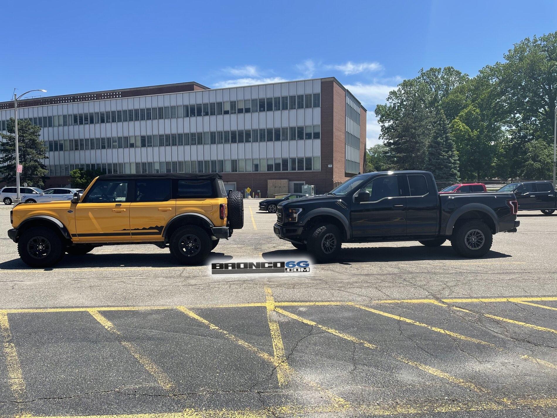 Ford Bronco SPOTTED: MAP Broncos & 4DR Wildtrak vs F150 Raptor Comparison 3C9F8369-B750-405C-BFCF-E5005C8E1227